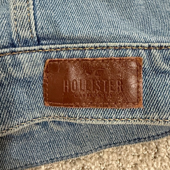 Hollister Denim Jacket‎ Blue Wash Classic Trucker Style Size Medium - Picture 10 of 10